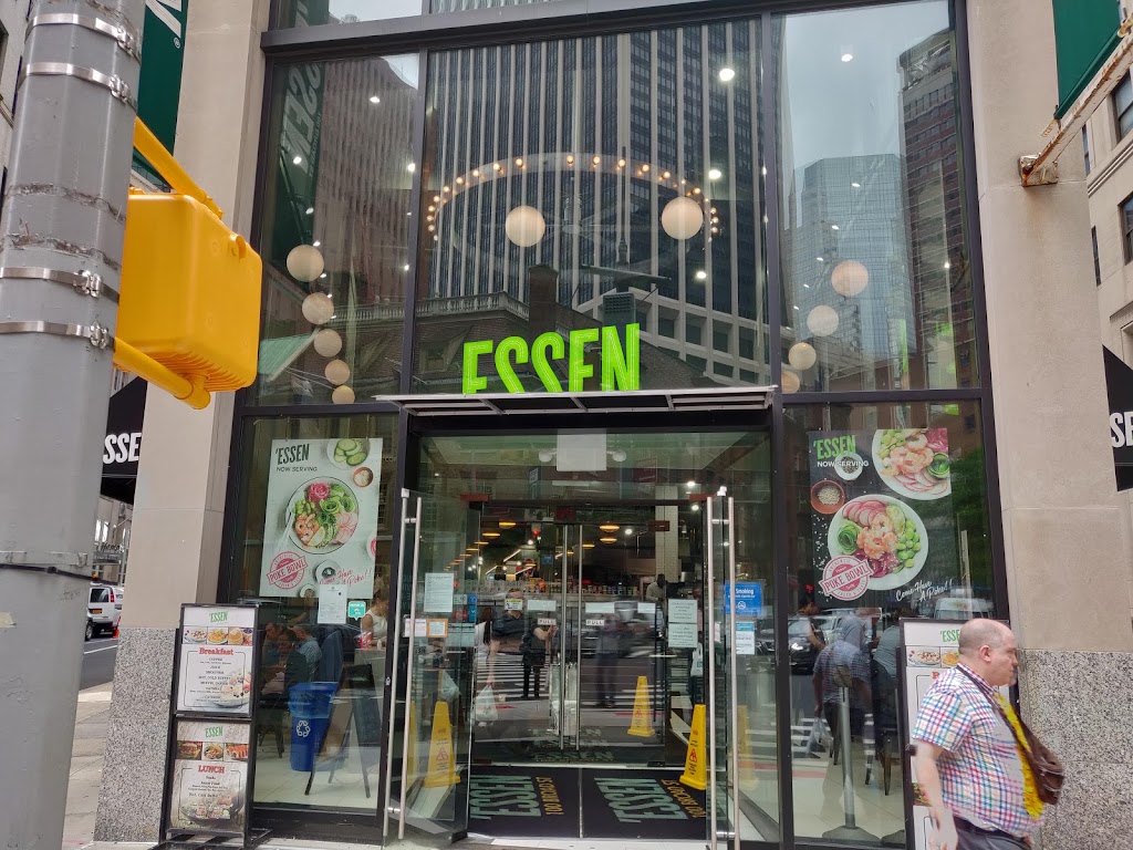 Essen Fast Slow Food | restaurant | 100 Broad St, New York, NY 10004, USA