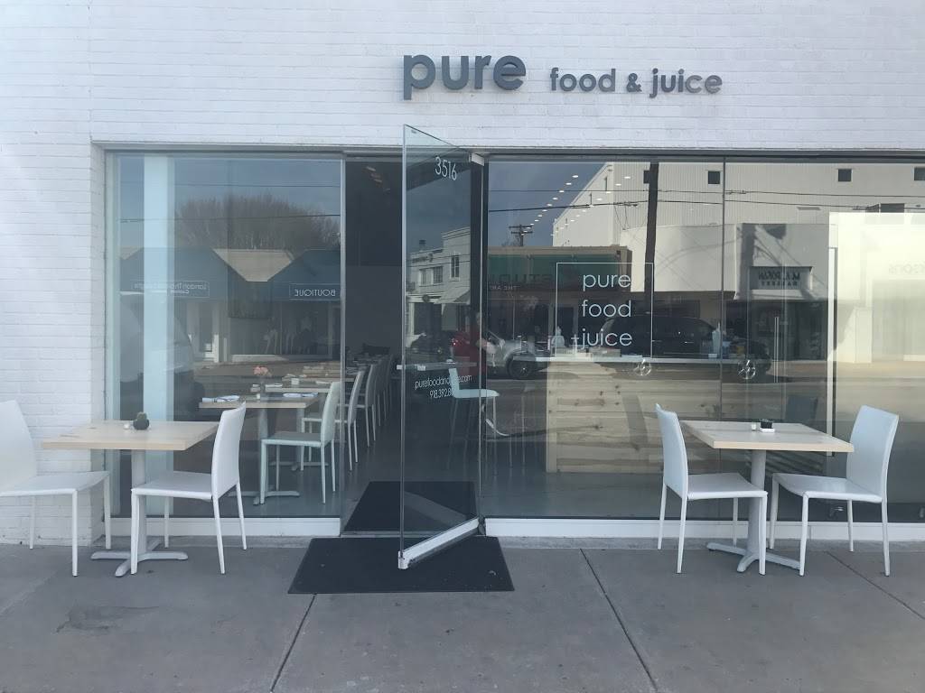 Pure Food and Juice | restaurant | Center 1 3524, S Peoria Ave, Tulsa, OK 74105, USA | 9183928090 OR +1 918-392-8090