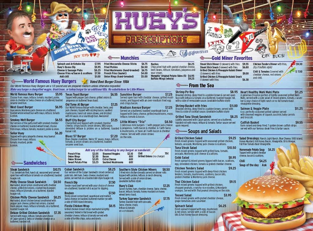 Hueys Southhaven | restaurant | 7090 Malco Blvd, Southaven, MS 38671, USA | 6623497097 OR +1 662-349-7097