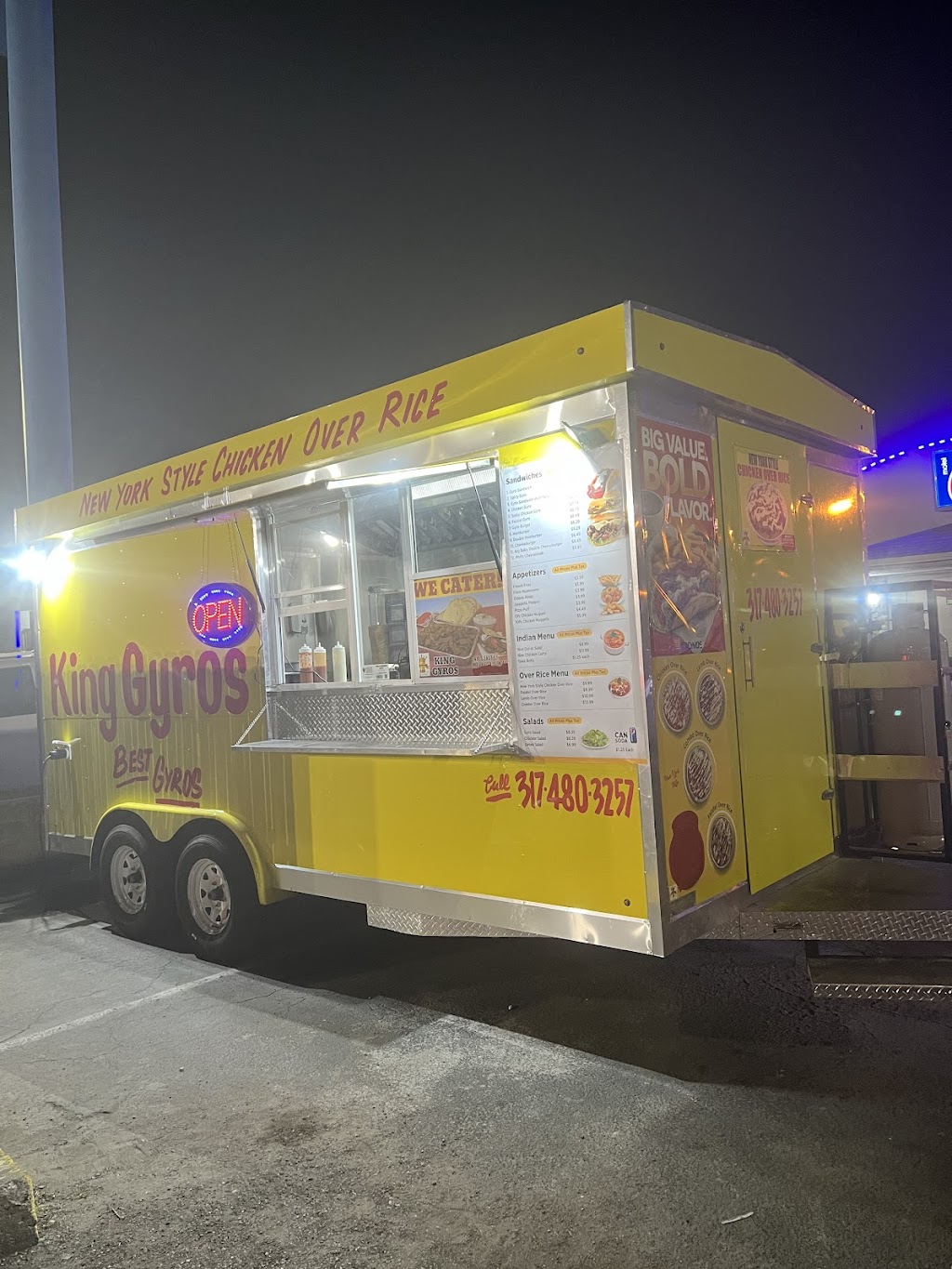 King gyros food truck Restaurant 4600 S Harding St, Indianapolis