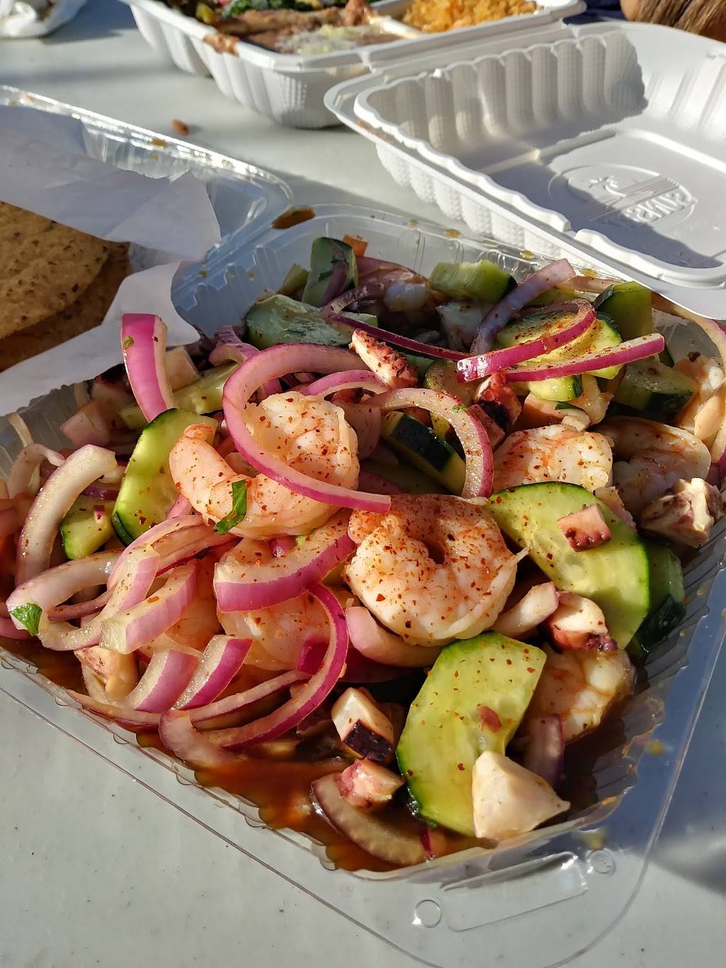 Aguachiles El Tamarindo Taco Truck Restaurant 3053 International Blvd Oakland Ca Usa