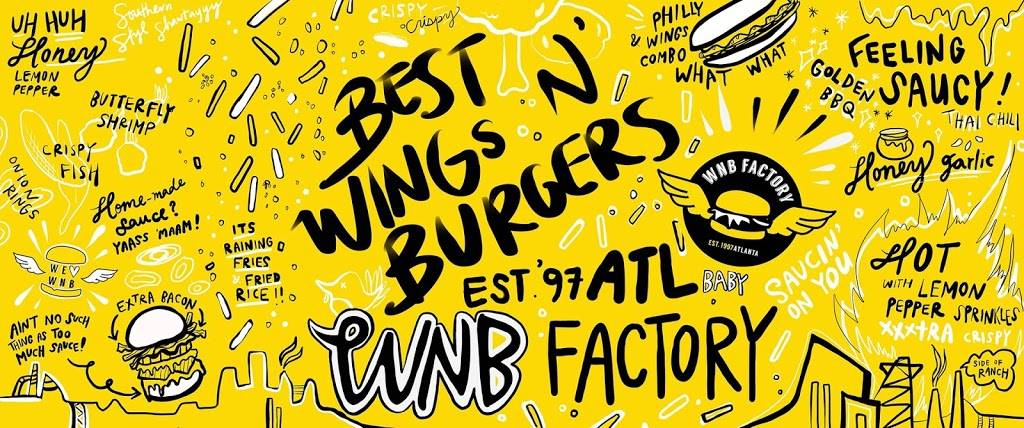 #41 WNB Factory - Wings & Burger | restaurant | 805 Glynn St S Suite 125, Fayetteville, GA 30214, USA | 6785456857 OR +1 678-545-6857
