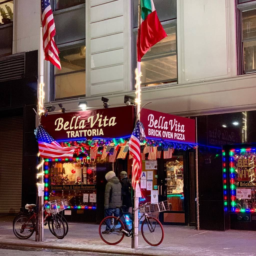 Bella Vita Pizzeria & Trattoria | meal delivery | 211 W 43rd St, New York, NY 10036, USA | 2127301479 OR +1 212-730-1479