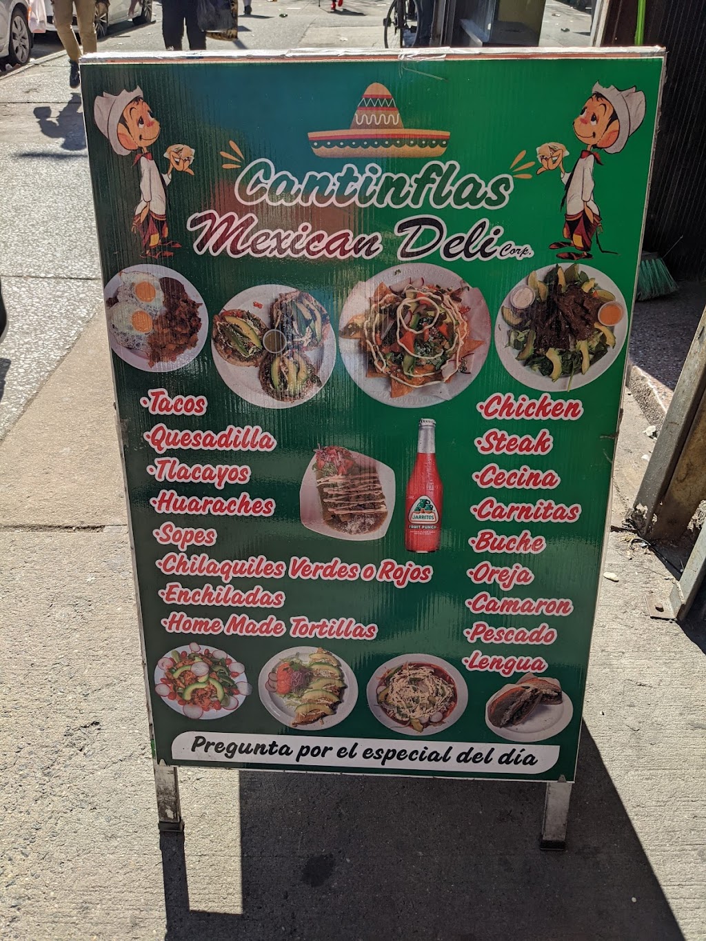 Cantinflas Mexican deli | restaurant | 1916 3rd Ave, New York, NY 10029, USA | 9173883881 OR +1 917-388-3881