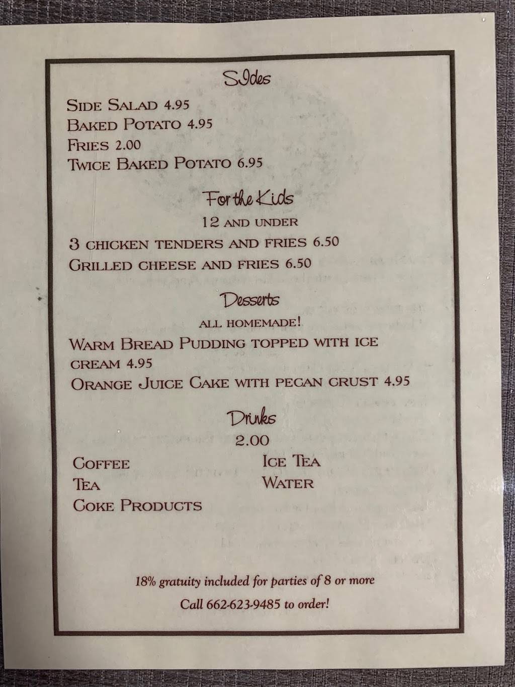 The Enid Depot | restaurant | 1027 Jackson Ave, Enid, MS 38927, USA | 6626239485 OR +1 662-623-9485