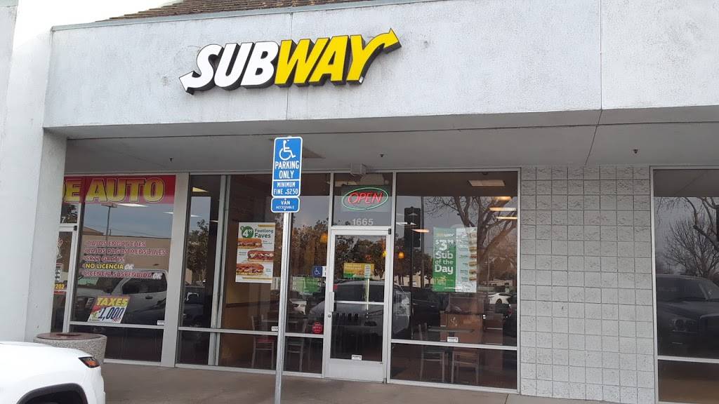 Subway - Restaurant | 1665 Lander Ave, Turlock, CA 95380, USA