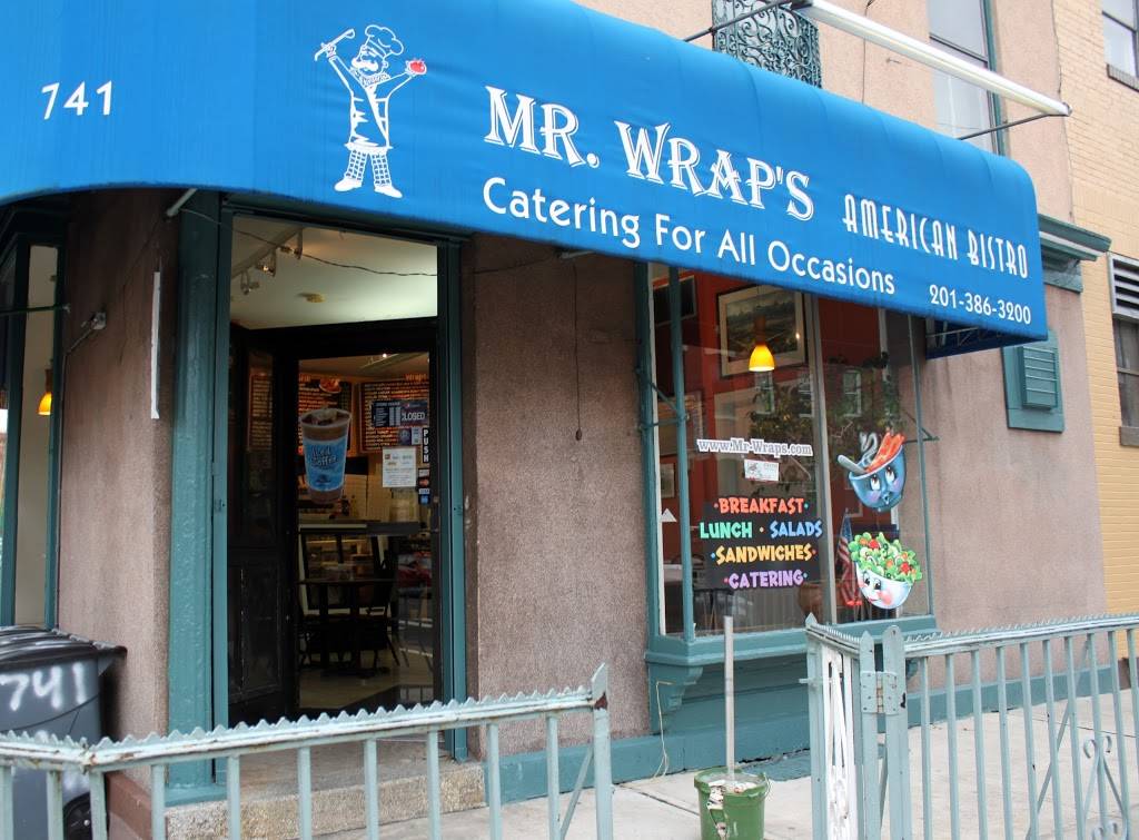 Mr. Wraps | restaurant | 741 Garden St, Hoboken, NJ 07030, USA | 2013863200 OR +1 201-386-3200