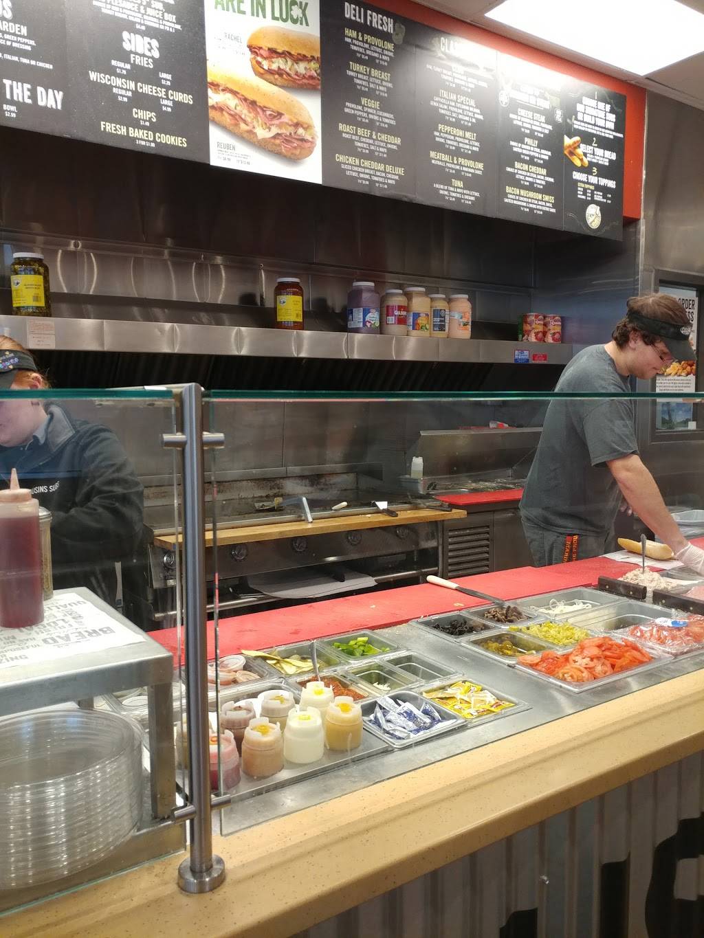 Cousins Subs | meal takeaway | 2320 W Washington St, West Bend, WI 53095, USA | 2623345500 OR +1 262-334-5500