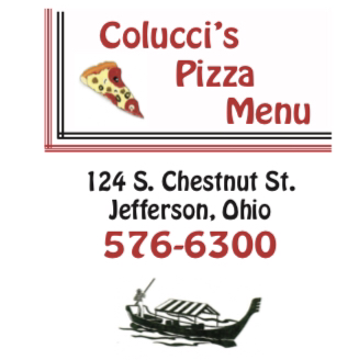 Coluccis Pizza | meal delivery | 124 S Chestnut St, Jefferson, OH 44047, USA | 4405766300 OR +1 440-576-6300