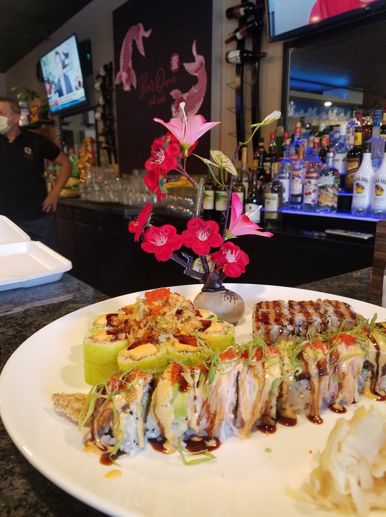 Bar One & Sushi | restaurant | 850 Southbridge St, Auburn, MA 01501, United States | 7743216075 OR +1 774-321-6075