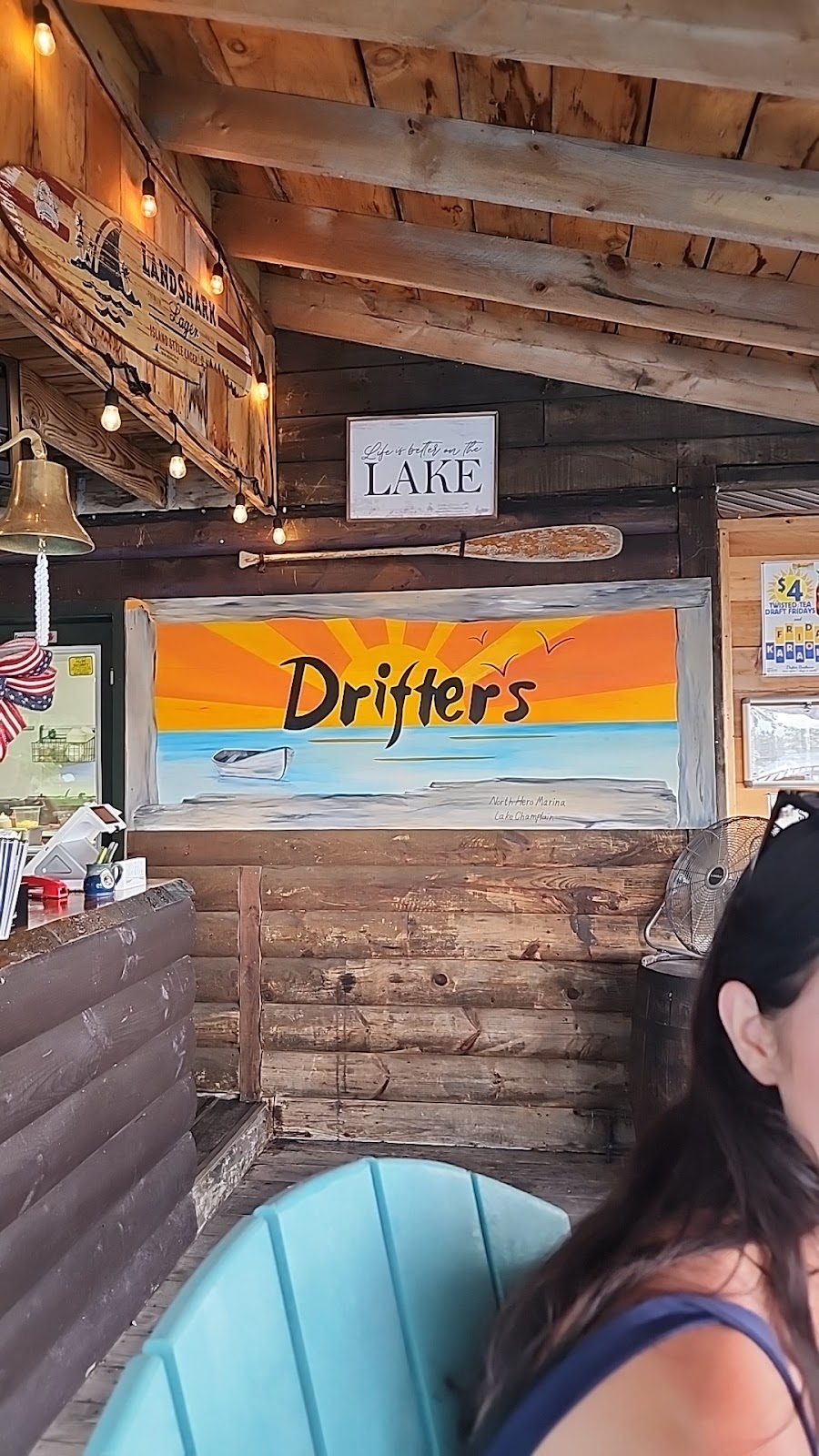 Drifters Boathouse Restaurant | restaurant | 2403 Pelots Point Rd, North Hero, VT 05474, USA | 8023785886 OR +1 802-378-5886