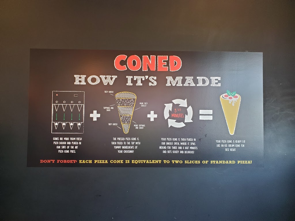 Coned Pizza | restaurant | 2976 E Overland Rd #110, Meridian, ID 83646, USA | 2088055812 OR +1 208-805-5812
