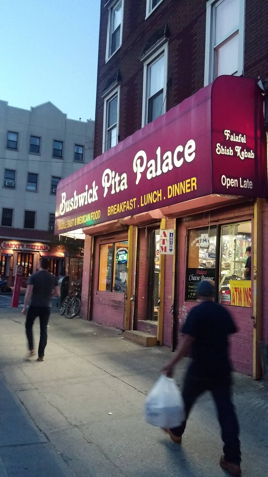 Bushwick Pita Palace | meal takeaway | 243 Bushwick Ave, Brooklyn, NY 11206, USA | 7184561304 OR +1 718-456-1304