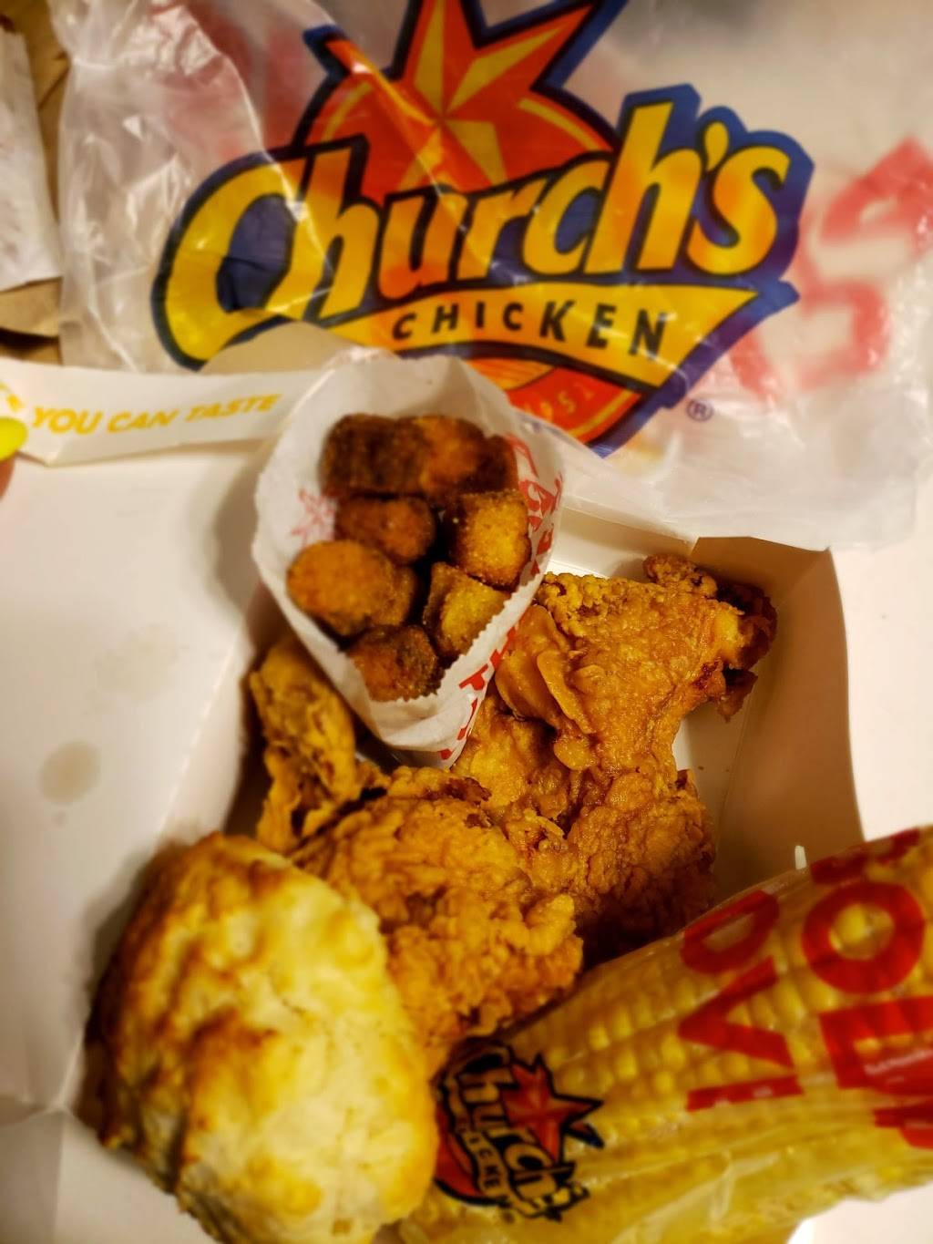 Churchs Chicken | restaurant | 305 N Main St, Tuskegee, AL 36083, USA | 2057529351 OR +1 205-752-9351