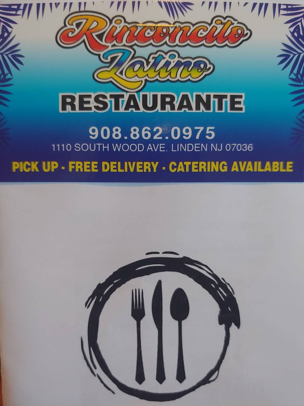 Rinconcito Latino Restaurante 1110 S Wood Ave Linden 