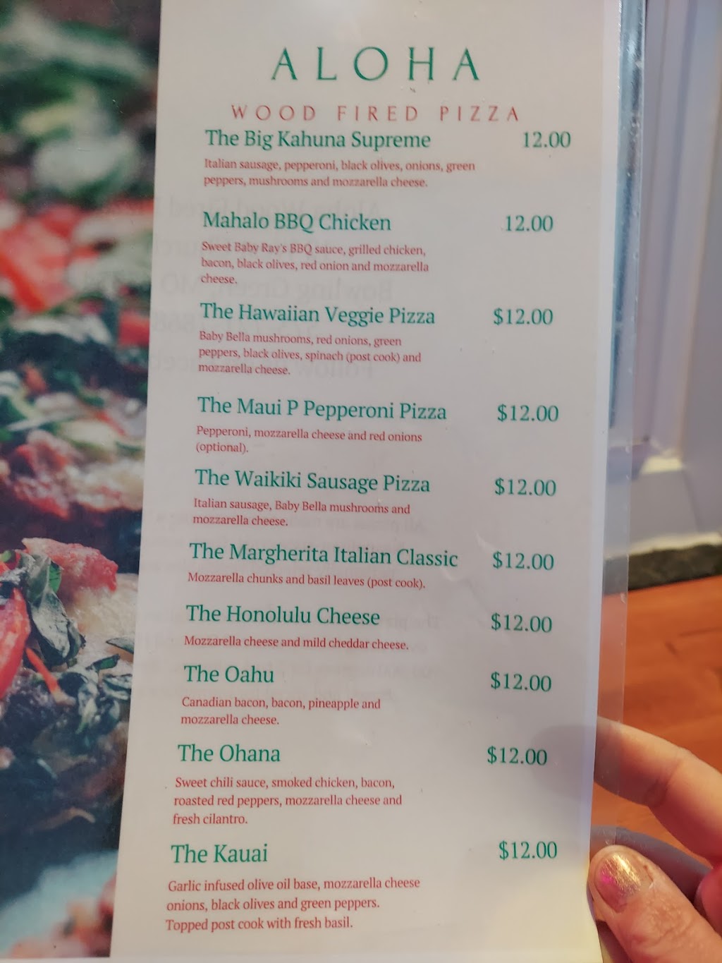 Aloha Wood Fired Pizza | restaurant | 12 W Church St, Bowling Green, MO 63334, USA | 5737217868 OR +1 573-721-7868