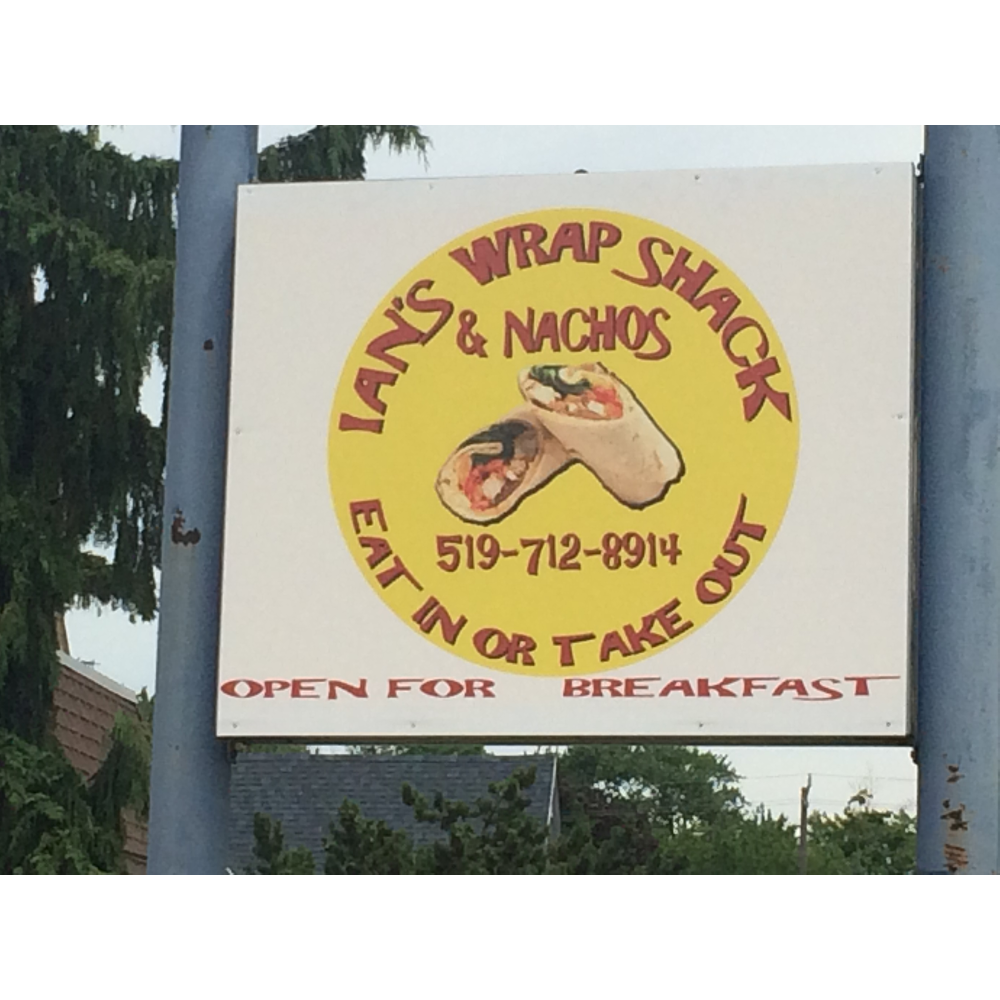 Ians Wrap Shack & Nachos | restaurant | 44 Main St E, Kingsville, ON N9Y 1A2, Canada | 5197128914 OR +1 519-712-8914