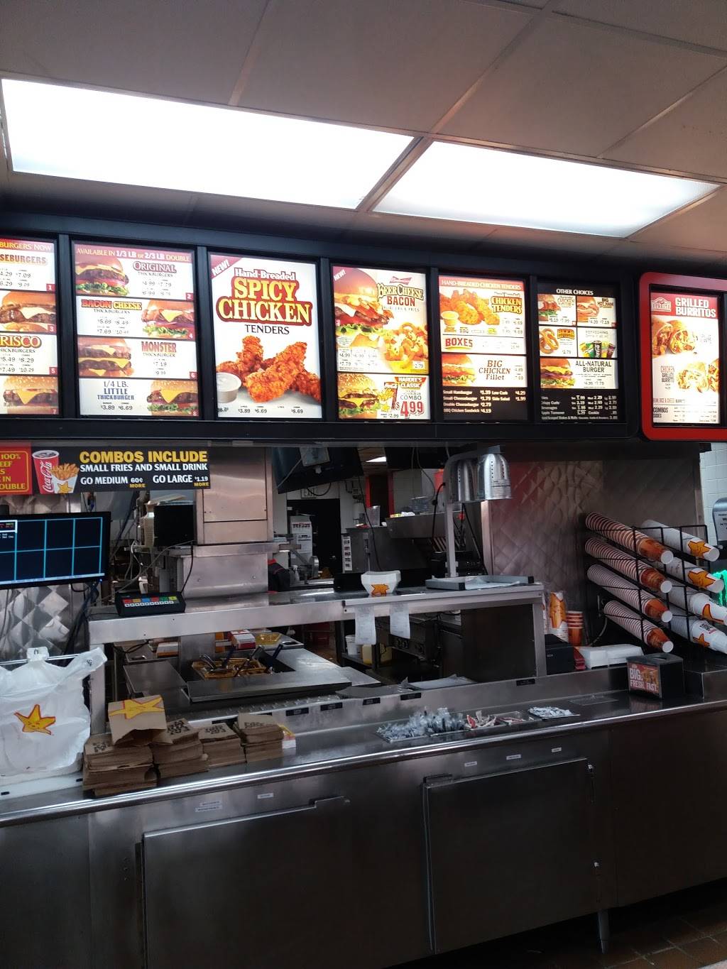 Hardees | restaurant | 1202 N 2nd St, Booneville, MS 38829, USA | 6627281746 OR +1 662-728-1746