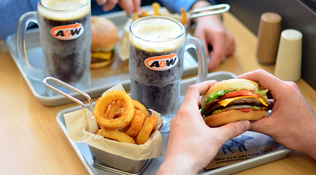 A&W Canada | restaurant | 120 Place Charles-Le Moyne, Longueuil, QC J4K 2T4, Canada | 4506705535 OR +1 450-670-5535