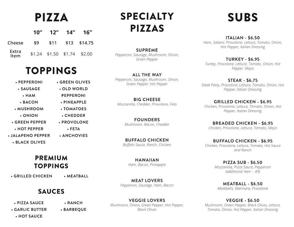 Long Branch Pizza | restaurant | 7 W Main St, Centerburg, OH 43011, USA | 7406257757 OR +1 740-625-7757