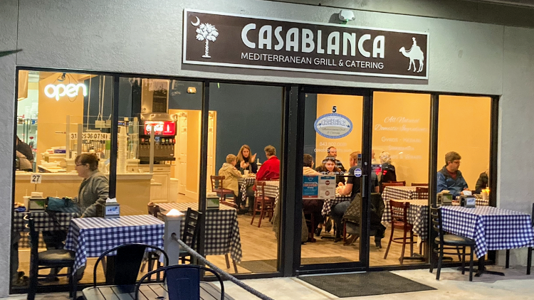 Casablanca Mediterranean Grill | restaurant | 1012 William Hilton Pkwy Unit 5, Hilton Head Island, SC 29928, USA | 8438020031 OR +1 843-802-0031