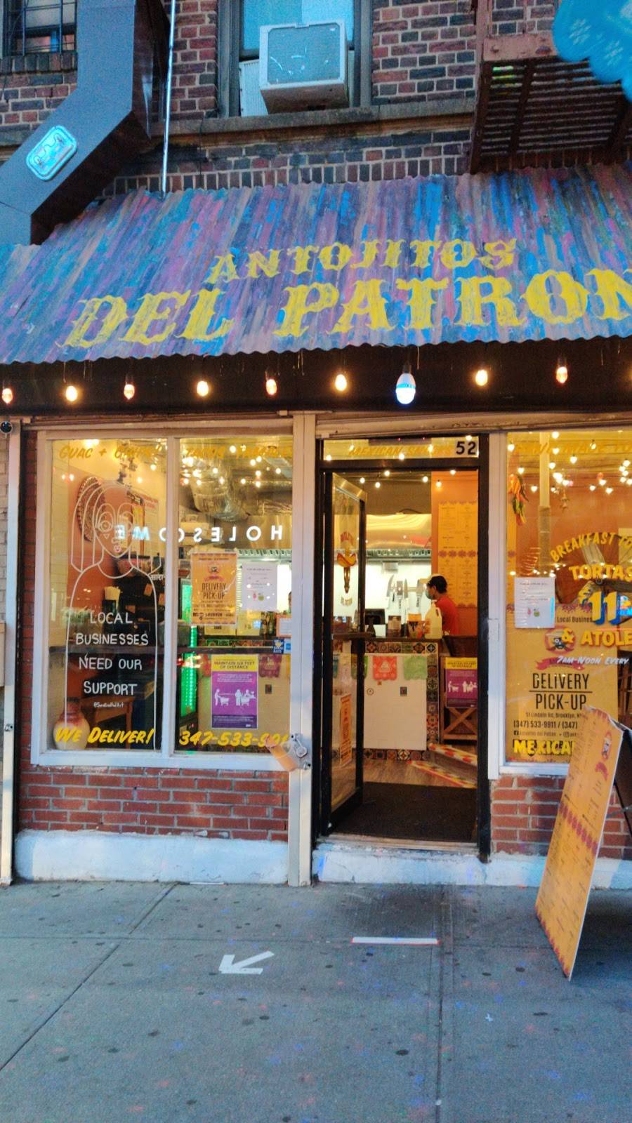 Antojitos del Patron Mexican Snacks | restaurant | 52 Lincoln Rd, Brooklyn, NY 11225, USA | 3475339911 OR +1 347-533-9911