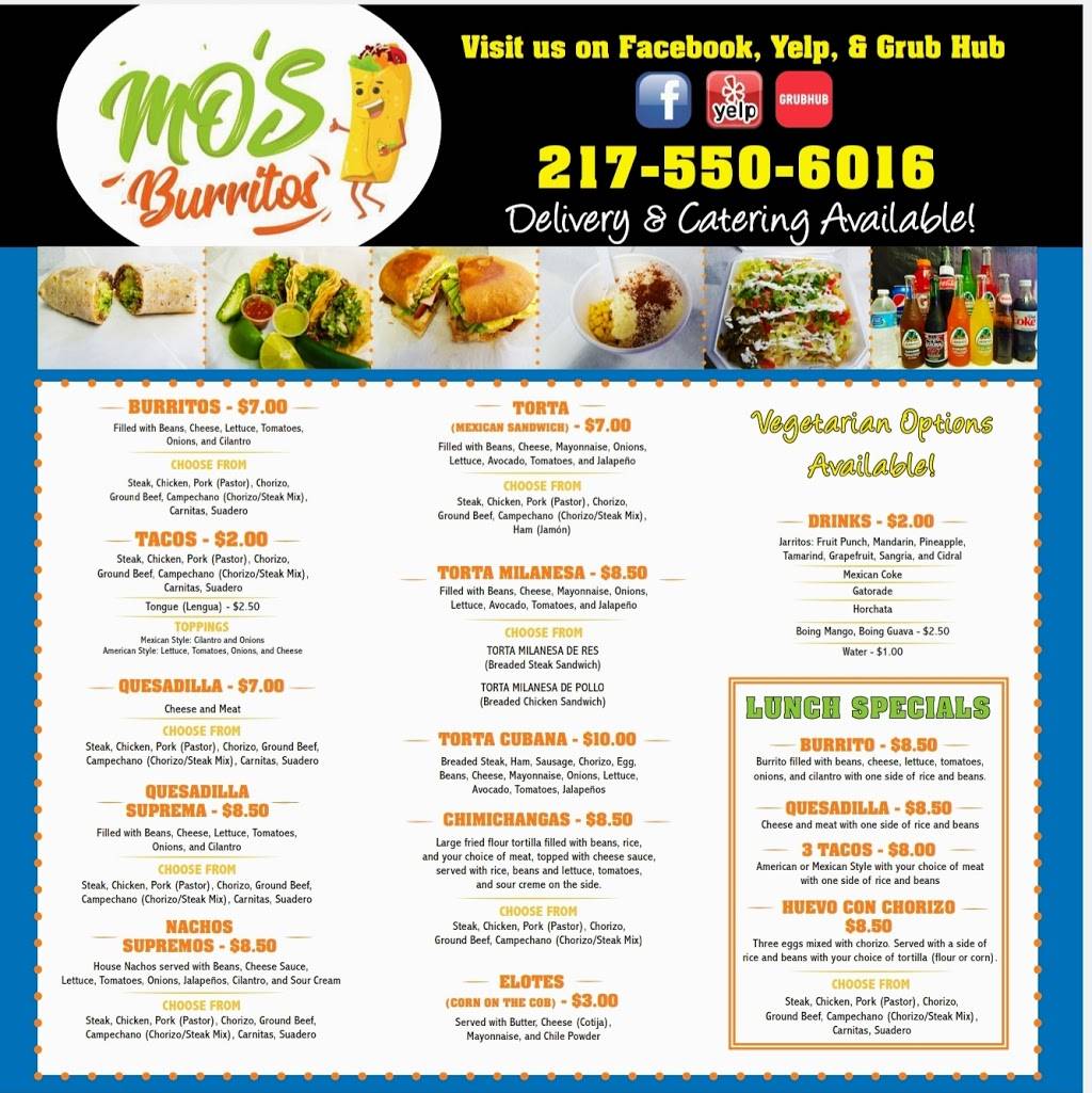 Mo's Burritos 40.126893,88.257295, Champaign, IL 61820, USA