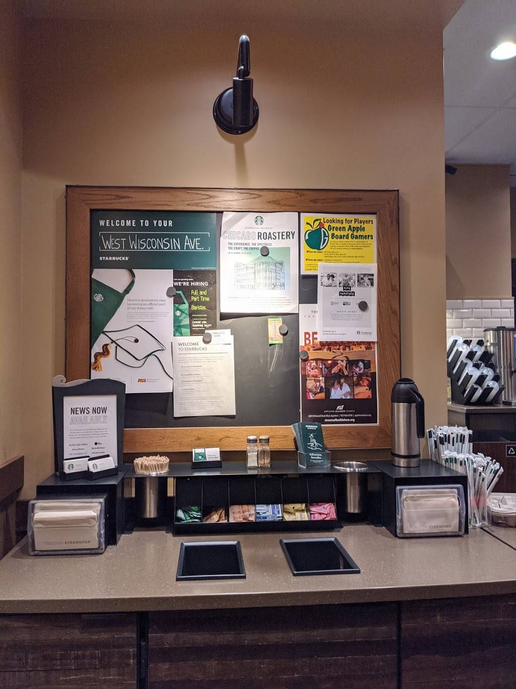 Starbucks | cafe | 4339 W Wisconsin Ave, Appleton, WI 54913, USA | 9209541482 OR +1 920-954-1482