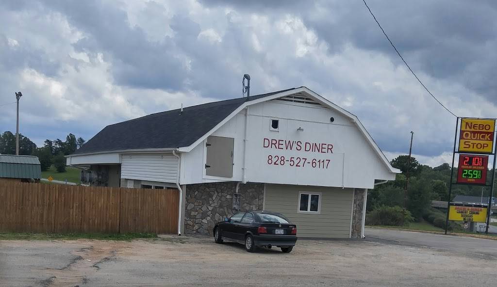 Drews Diner | restaurant | 2489 Harmony Grove Rd, Nebo, NC 28761, USA | 8285276117 OR +1 828-527-6117