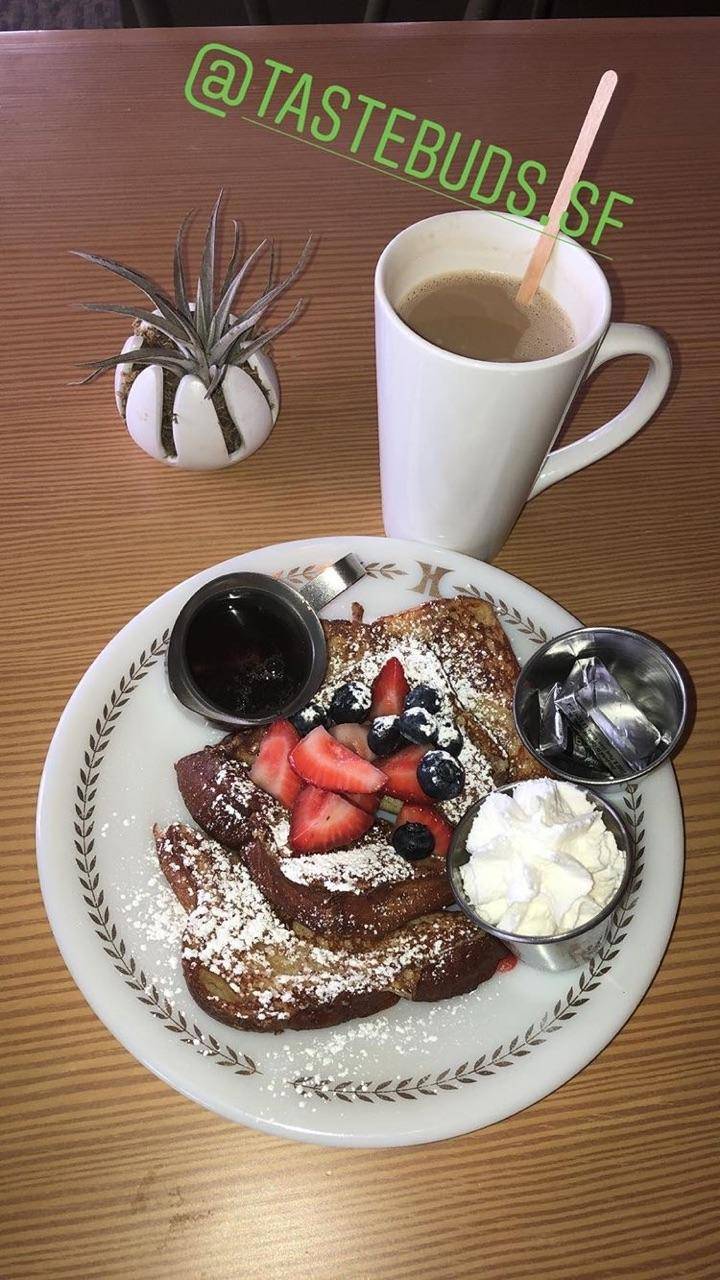 Tastebuds | cafe | 600 5th Ave, San Francisco, CA 94118, USA | 4156689298 OR +1 415-668-9298