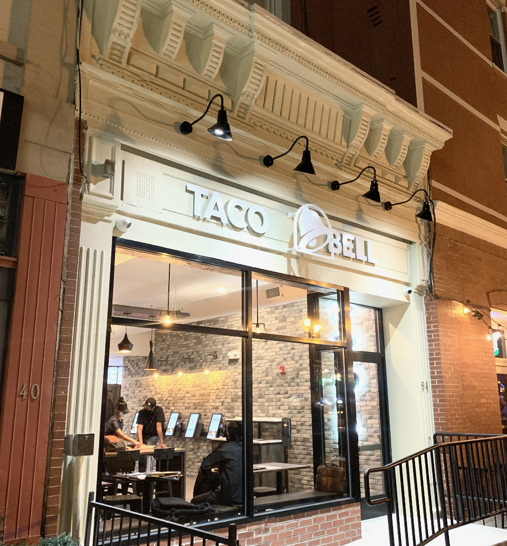 Taco Bell | meal takeaway | 38 Hudson Pl, Hoboken, NJ 07030, USA | 5512220125 OR +1 551-222-0125