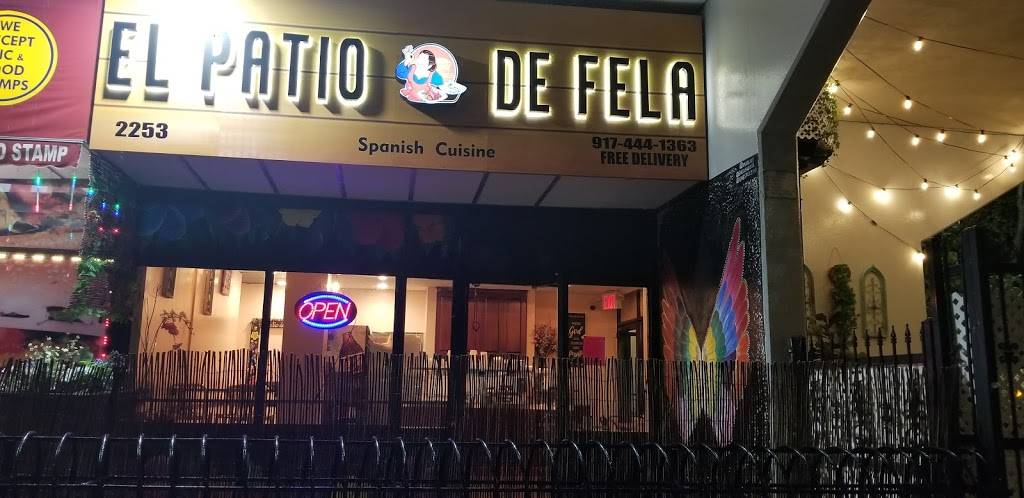 El Patio De Fela | restaurant | 2253 3rd Ave, New York, NY 10035, USA | 9174441363 OR +1 917-444-1363