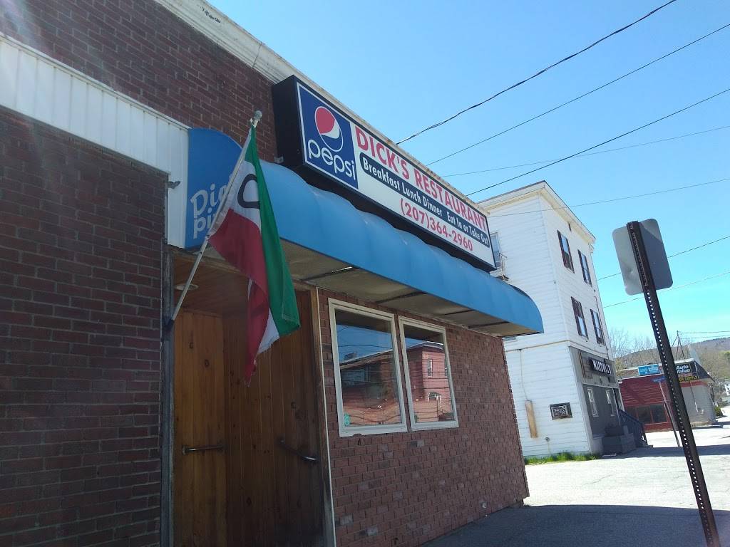 Dicks Restaurant | restaurant | 54 Main St, Mexico, ME 04257, USA | 2073642960 OR +1 207-364-2960