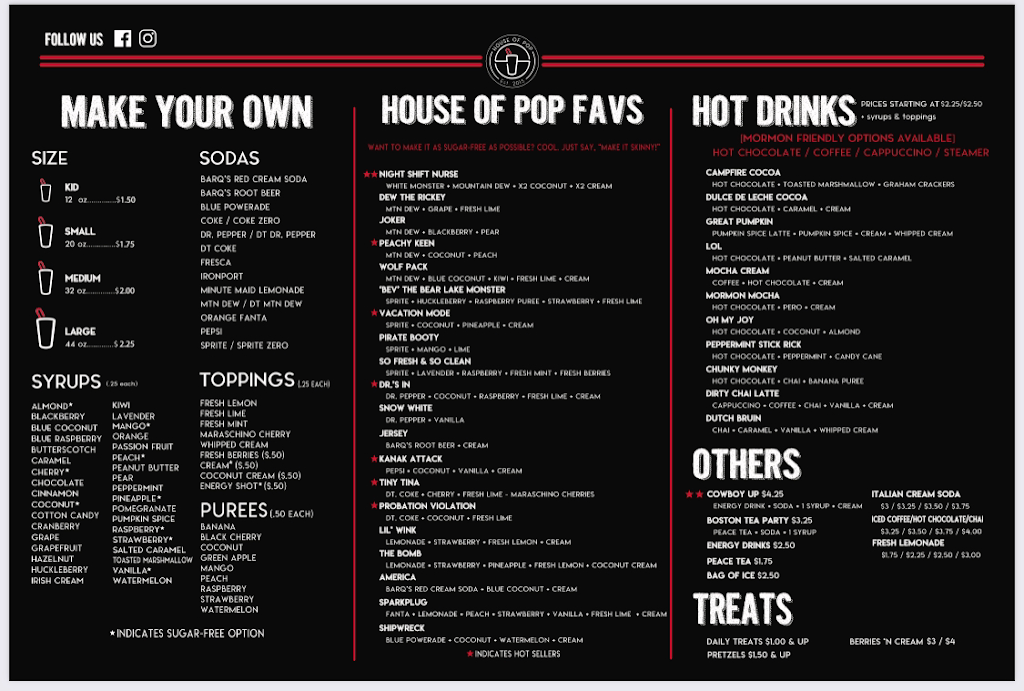 House of Pop Bear Lake | restaurant | 201 N Bear Lake Blvd, Garden City, UT 84028, USA | 8019714003 OR +1 801-971-4003