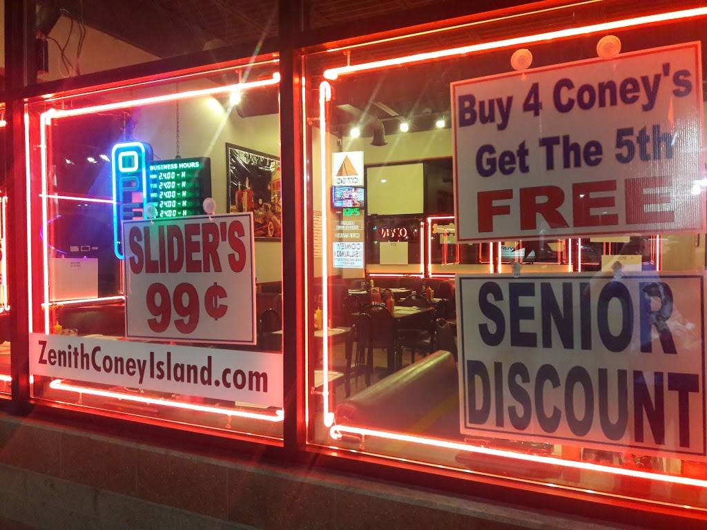 Zenith Coney Island | restaurant | 13501 Allen Rd, Southgate, MI 48195, USA | 7343241311 OR +1 734-324-1311