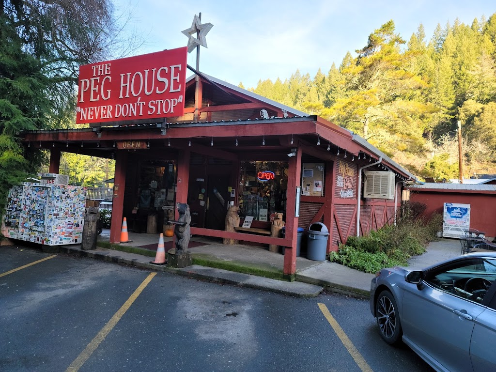 The Peg House | restaurant | 69501 US-101, Leggett, CA 95585, USA | 7079256444 OR +1 707-925-6444
