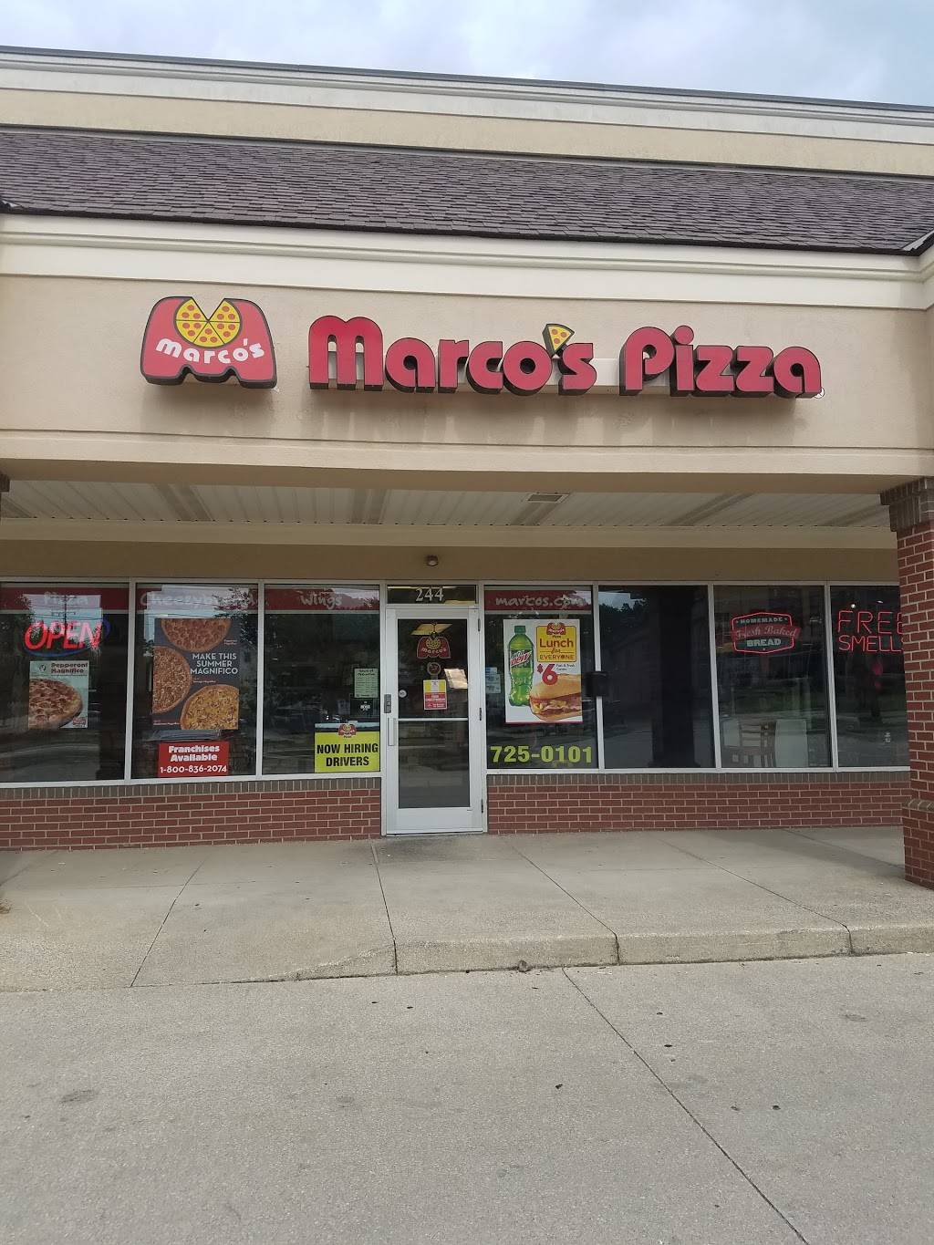 Marcos Pizza | meal delivery | 244 N Court St, Medina, OH 44256, USA | 3307250101 OR +1 330-725-0101