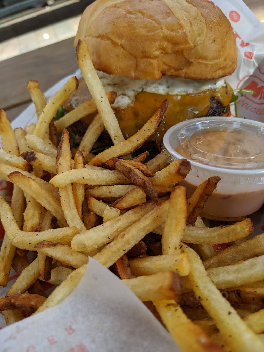 The Mighty Burger | restaurant | 5768 Olde Wadsworth Blvd, Arvada, CO 80002, USA | 3034332739 OR +1 303-433-2739