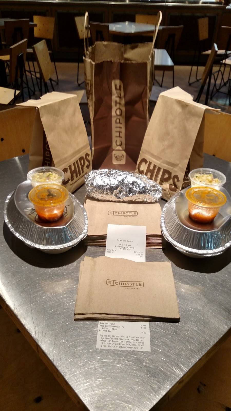 Chipotle Mexican Grill 96 Main St, Gaithersburg, MD 20878, USA