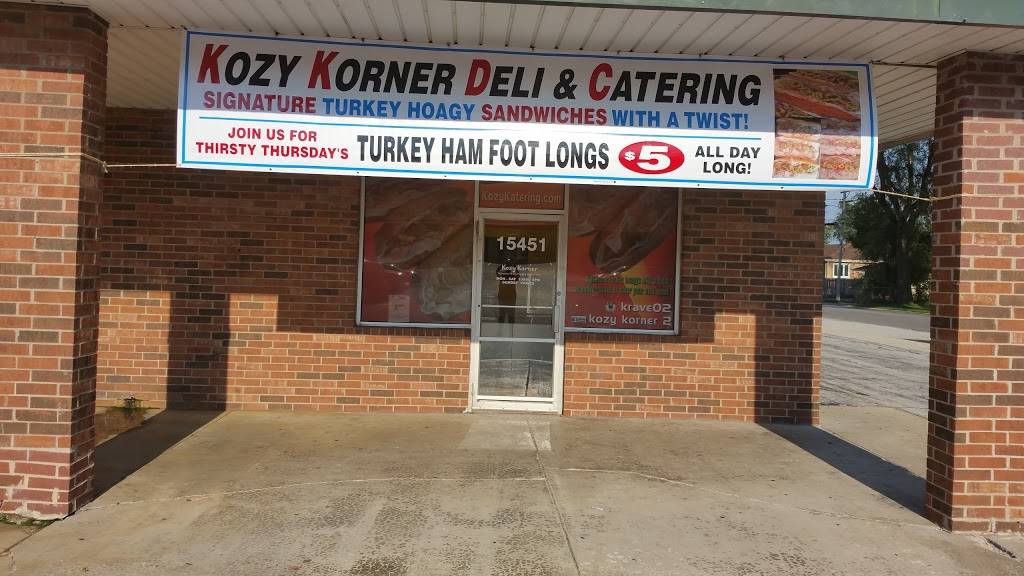 Kozy Korner Catering & Deli | restaurant | 15443 Cottage Grove Ave, Dolton, IL 60419, USA | 7088883023 OR +1 708-888-3023