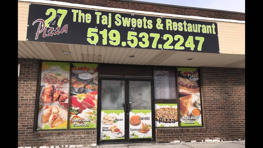 247 Pizza The Taj Sweets & Restaurant 656 Dundas St Unit 10