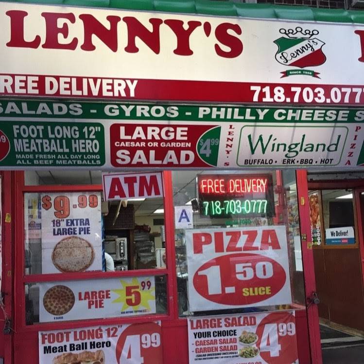 Lennys Pizza | meal delivery | 3021 Church Ave, Brooklyn, NY 11226, USA | 7187030777 OR +1 718-703-0777