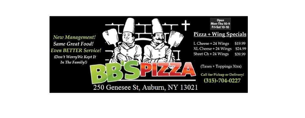 BBs Pizza | meal takeaway | 2000 Clark Street Rd, Auburn, NY 13021, USA | 3157040227 OR +1 315-704-0227