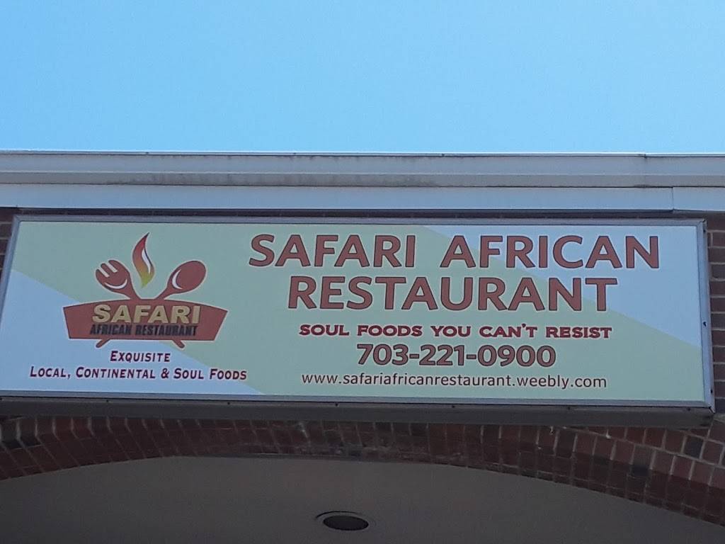 safari restaurant dumfries va