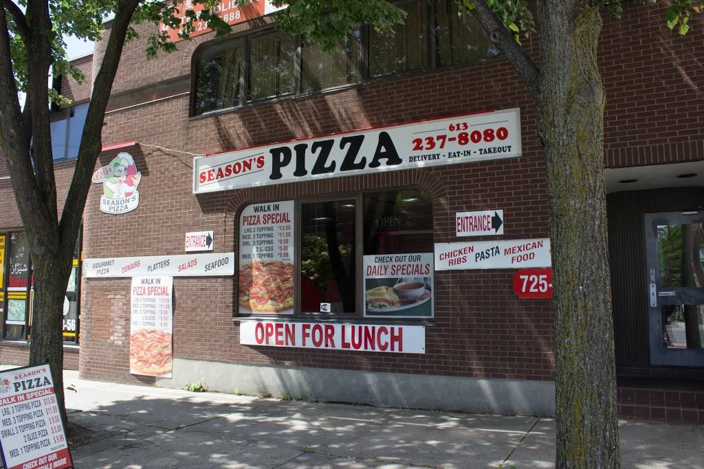 Seasons Pizza | meal delivery | 725 Somerset St W, Ottawa, ON K1R 6P7, Canada | 6132378080 OR +1 613-237-8080