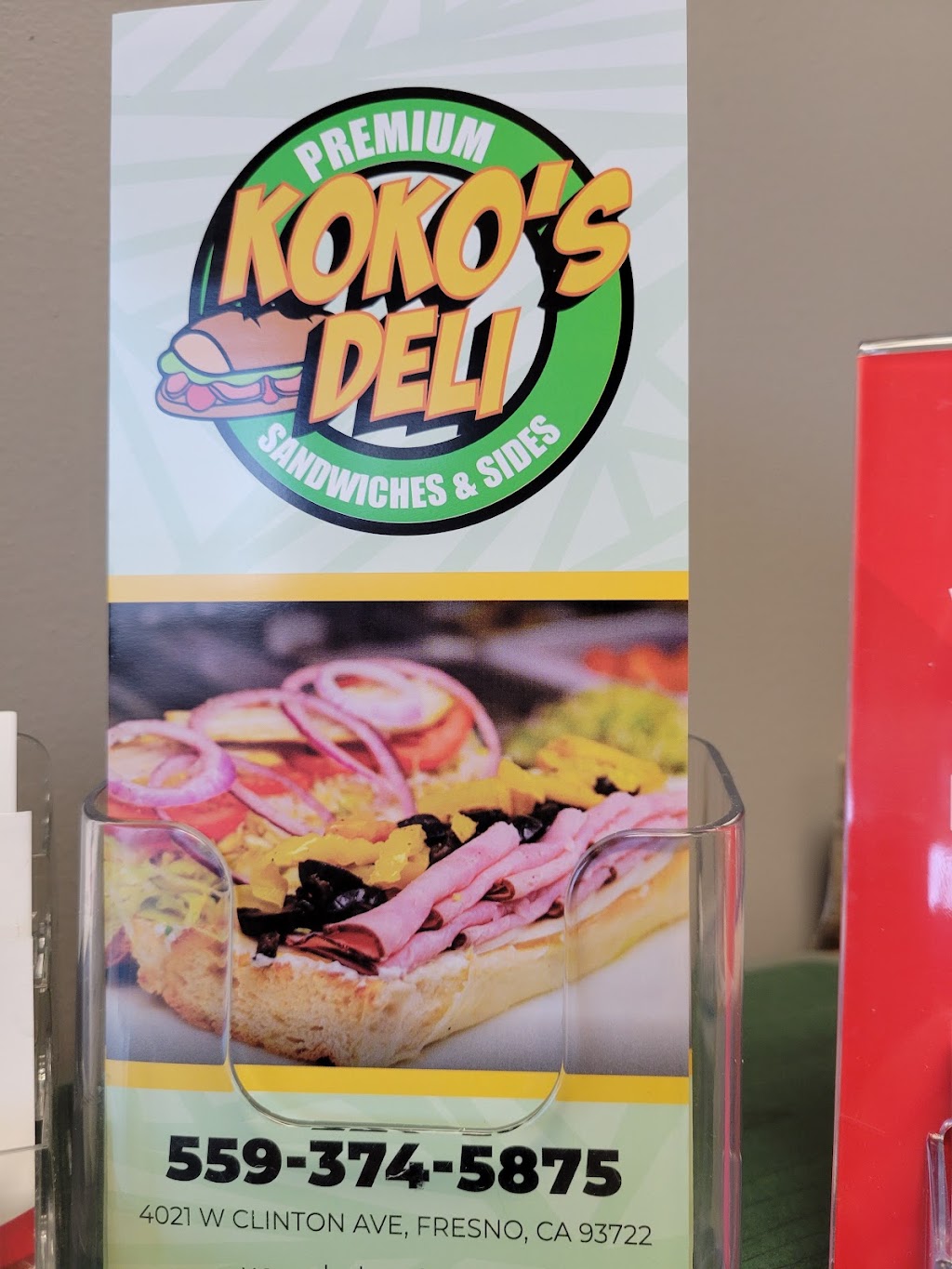 Kokos Deli | restaurant | 4021 W Clinton Ave, Fresno, CA 93722, USA | 5593745875 OR +1 559-374-5875