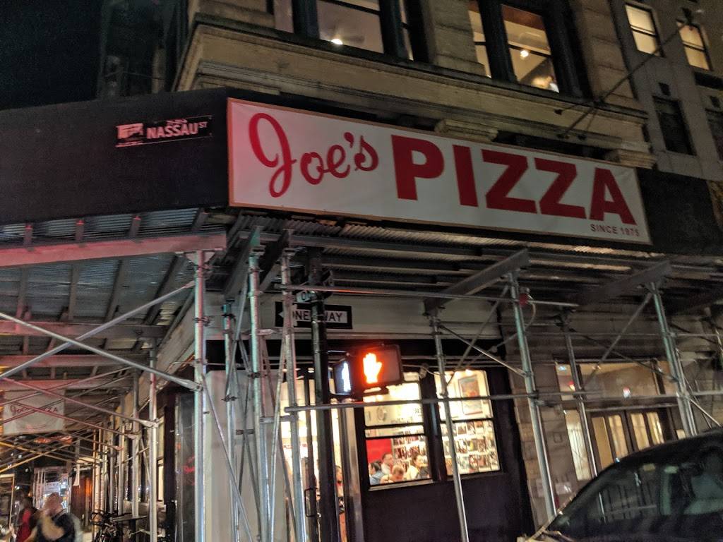 Joe’s Pizza | meal delivery | 124 Fulton St, New York, NY 10038, USA | 2122670860 OR +1 212-267-0860