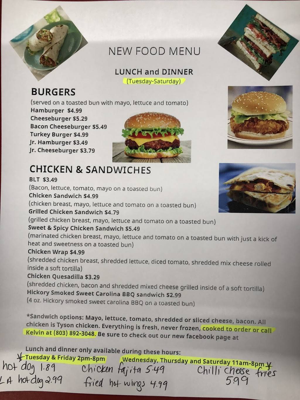 Quick Serve | restaurant | 108 Main St, Gilbert, SC 29054, USA | 8038923048 OR +1 803-892-3048
