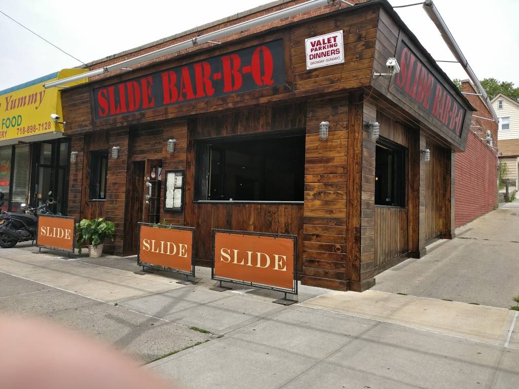 Slide Bar-B-Q | restaurant | 65th Pl, Maspeth, NY 11378, USA | 7185650565 OR +1 718-565-0565