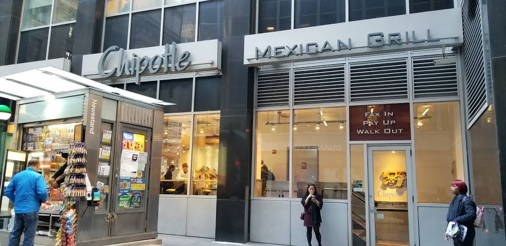 Chipotle Mexican Grill | restaurant | 2 Broadway FRNT 4, New York, NY 10004, USA | 2123440941 OR +1 212-344-0941